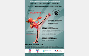 COUPE ETCHAMPIONNAT REGIONAL KARATE CONTACT 