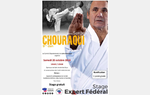 Stage expert fédéral : Serge CHOURAQUI, CN 9ème dan